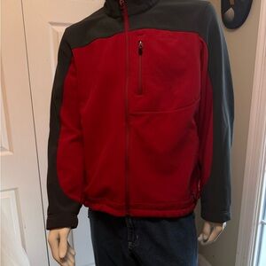 L.L. Bean Men's Performance Jacket in Red and Black